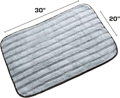 Ethos Car Drying Towel - 1000GSM Twisted Loop Microfiber Towels 20" x 30" - Car Drying Towels Extra Large, Dual Sided, Absorbs 12X Its Weight in Water! One Towel That Dries It All!