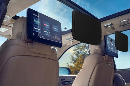 Sprinoily Dual Protection Kit for 2021-2026 Chevy Tahoe/Suburban & GMC Yukon 2-Pack Neoprene Covers + 2-Pack Tempered Glass Screen Protectors | Shockproof & Scratch Defense