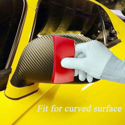 CCyanzi 3-Pack Squeegee Blade Replacement, Rubber Squeegee Blades, Small, for Shower Glass, Sink, or Window Film