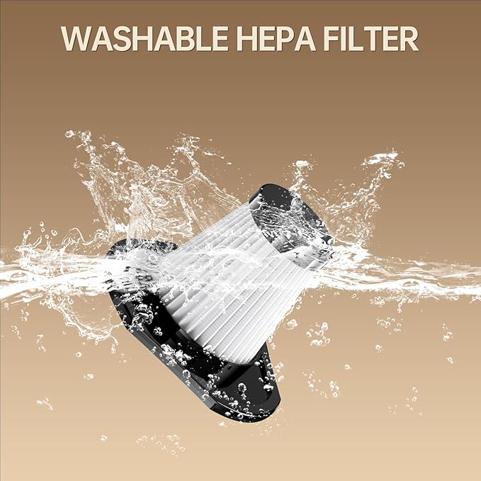Cordless Handheld Vacuum 7000Pa Suction, 650mL Dustbin, 1.43 lbs Lightweight, Rechargeable, Ideal for Car & Home Use, 25-Minute Runtime