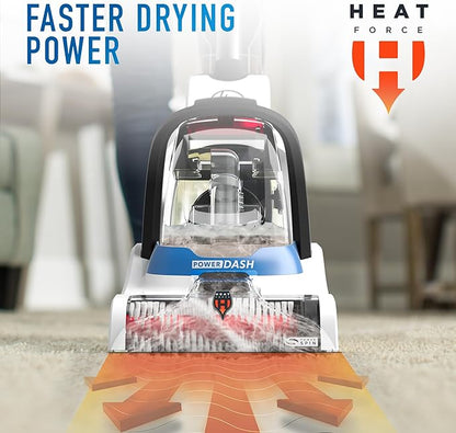 Hoover PowerDash Pet Compact Carpet Cleaner Machine, Lightweight Carpet Shampooer Machine, Pair with a Hoover Carpet Cleaner Solution for a Bright, Refreshed Home