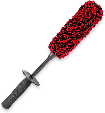 Premium Microfiber Wheel Brush | Soft Non-Metallic Rim Cleaner & Wheel Brush | 15 Inch Long Regular Size