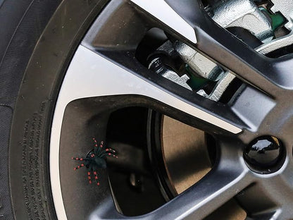 Abfer Valve Cap Stems Car Wheel Caps for Tire Valve Rim Type Dust Stem Pressure Cap Unique Shape for Vehicle Truck Motorcycles Bikes