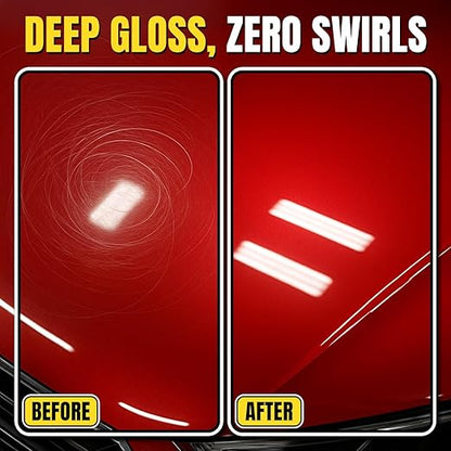 Scratch Remover – Car Scratch Repair & Swirl Remover for Vehicles – Deep Scratch Repair Compound & Polishing Solution – Car Paint Repair Kit for Clear Coat & Paint Restoration – 8 oz with Towel