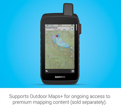 Garmin Montana® 760i, Rugged GPS Handheld Navigator with Built-in inReach® Technology for SOS and 2-way Texts in Remote Areas, 5” Touchscreen, 8MP Camera, Satellite Imagery and Maps for Road or Trails