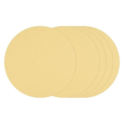 Kozelo 10 Pcs Sanding Discs 8-7/8 Inch 100 Grit Hook and Loop Random Orbital Sandpapers Suitable for Drywall Sander Wood Metal Furniture, Yellow
