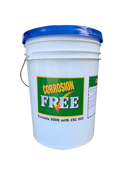 Corrosion Free Rust Cure Formula 3000-5 Gallon Pail – No-Drip Rust Inhibitor & Undercoating for Cars, Trucks, Tractors, Snowblowers – Stops & Prevents Rust –Includes RP460 HD Applicator Gun