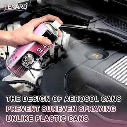 TEKARD Car Interior Cleaner, Leather Cleaner, 15 oz. Large-Capacity Interior Detailer in Iron Can, Wheel Cleaner, Suitable for Cleaning Rubber, Plastic, and Leather Surfaces Inside Vehicles (3 Bottle)