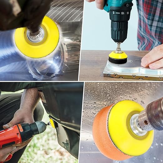 331 PCS 2 Inch Wet Dry Sanding Discs Grit 60 80 120 150 180 240 320 400 600 800 1000 1500 2000 3000 5000 10000 Hook and Loop for Drill Sanding Attachment