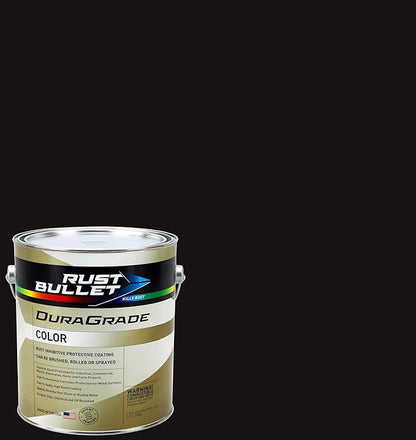 RUST BULLET DuraGrade Color - Black - 1 Gallon - Advanced Technology Corrossion Control, Rust Inhibitor & Protective Coating, Exceptional Adhesion, UV Resistant