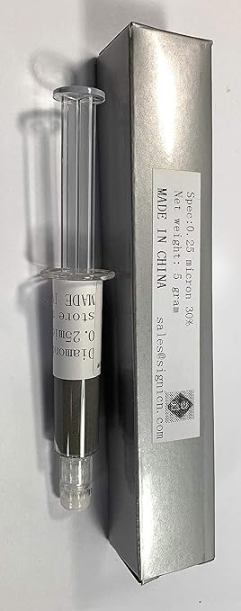 Diamond Lapidary Paste for Finest Mirror Finish 5 Gram (100,000 Grit / 0-0.25 Micron)