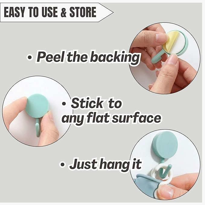 IMARU 3 Pairs Dishwashing Gloves with Hanging Hooks - NonSlip & Reusable Cleaning Gloves for Household, Kitchen, Gardening