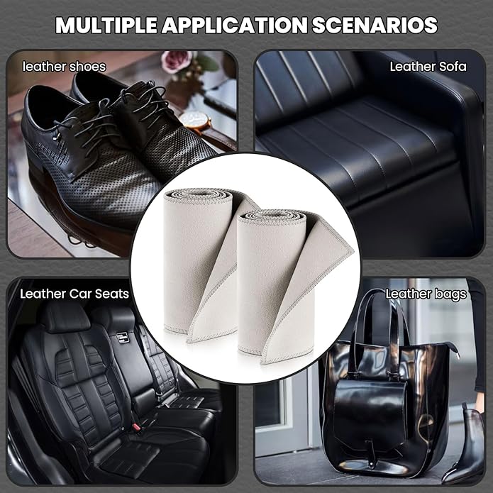 10 Pcs Shine Shoes Cloth Kit Polish Dauber Applicators Cleaning Leather Shoes Boots Microfiber Care Cloths Suede Cleaner