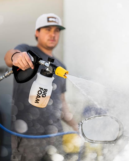 XPEL Big Foam Premium Foam Cannon - Eco-Friendly Efficient Car Detailing - Safe for Paint, Wax, Clear Coat, and Ceramic Coatings, Compatible with XPEL Foam Soap