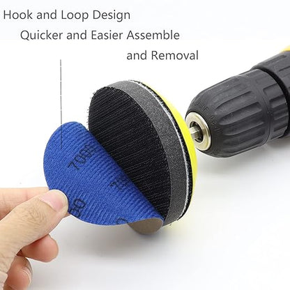 30pcs Sandpaper 3 inch Sanding Discs Hook and Loop 7000 Grits Wet Dry Sandpaper for Random Orbital Sander Automotive Metal Sanding Polishing