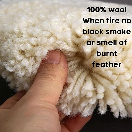 Woolous Wool Buffing Pads 7 inch + Cleaning Spur Tool Set for Revitalizing Polisher Compound Pads and Bonnets