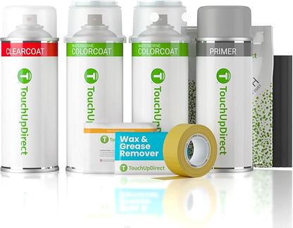 TouchUpDirect K1X Crystal White Pearl Tricoat for Subaru Exact Match Touch Up Paint Aerosol - Platinum Package