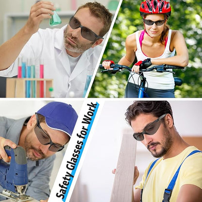 Salfboy Safety Glasses for Men Women ANSI Z87.1 Safety Glasses Bulk Protective Eyewear Scratch-Resistant