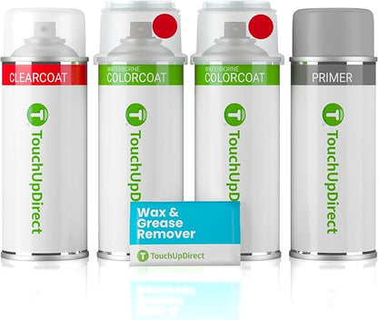 TouchUpDirect RR Ruby Red Metallic Tricoat Compatible with Ford Exact Match Touch Up Paint Aerosol - Preferred Kit
