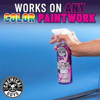 Chemical Guys WAC2111602 Synthetic Quick Detailer, Extreme Slick Polymer Detailer, Great for Cars, Trucks, SUVs, Motorcycles, RVs & More, 16 fl oz (2 Pack)