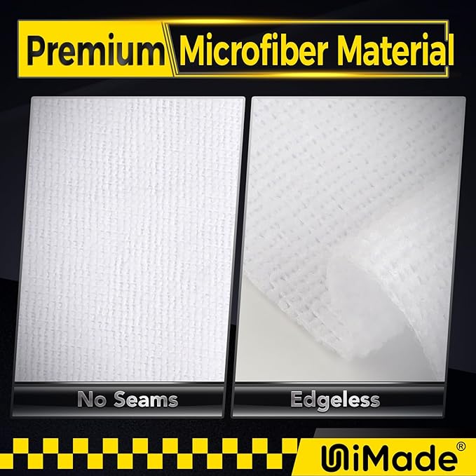 Microfiber Cleaning Cloth, 24 Pack Reusable Microfiber Towels for Cars Lint Free Cleaning Shop Towel Rags for Home Kitchen Automotive Bar Mechanic Restaurant Garage, 11.5"x 11.5", White