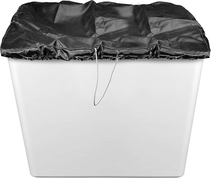 Bucket Truck Parts HEAVY DUTY Elastic Banded Bucket Cover with Support Pocket, Fits 2 Man Bucket 28"x51" Edge to Edge