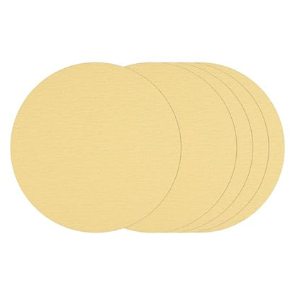 Kozelo 25 Pcs Sanding Discs 8 Inch 100 Grit Hook and Loop Random Orbital Sandpapers Suitable for Drywall Sander Wood Metal Furniture, Yellow