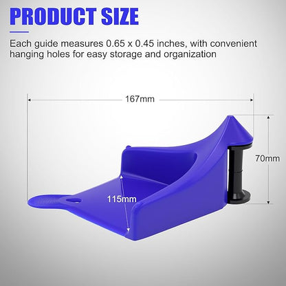 4 Pack Car Hose Guide, Upgraded and Enlarged, Tire Hose Roller for Car Washing, Plastic Detailing Tool to Prevent Pressure Washer Hose from Getting Stuck Under Wheels