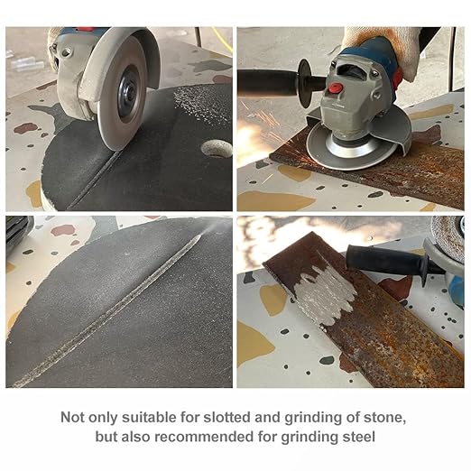 SHDIATOOL 4 - Inch Diamond Grinding Wheel for Granite Marble Iron Steel Masonry Cup Grinding Disc 30/40 Grit, Dry/Wet Use, Fits 7/8 Inch Arbor