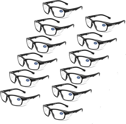ProtectX Classic Safety Glasses, Anti-Fog Scratch Resistant Lenses, Protective Eyewear for Work, Indoor/Outdoor, ANSI Z87.1
