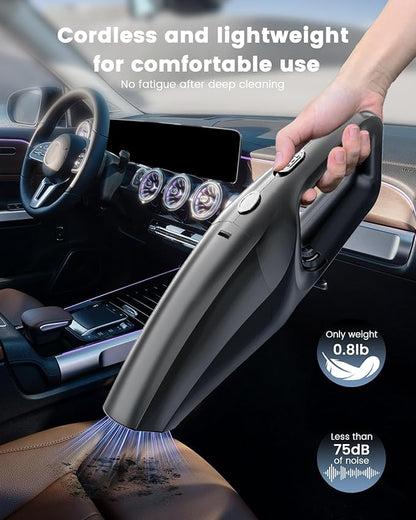 SERVOMASTER Handheld Vacuum Cordless, Car Vacuums Powerful with Rechargeable Battery, Portable Hand Held Vacuum Cordless with Washable HEPA Filter, Mini Vacuums Kit for Men and Women