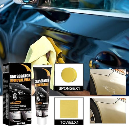 Scratch Remover for Vehicles,2025 New Upgrade Car Scratch Repair Paste,Containing Wiping Sponge car Paint Scratch Repair Polishing Wax,Used for Deep Scratches on Various Vehicles (2pc)