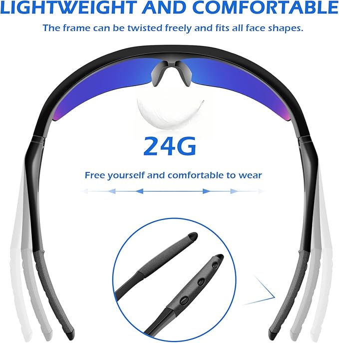 OXG 12 Pack Safety Glasses, ANSI Z87.1 Impact Resistant Anti-Scratch Safety Goggles for Men Women Youth