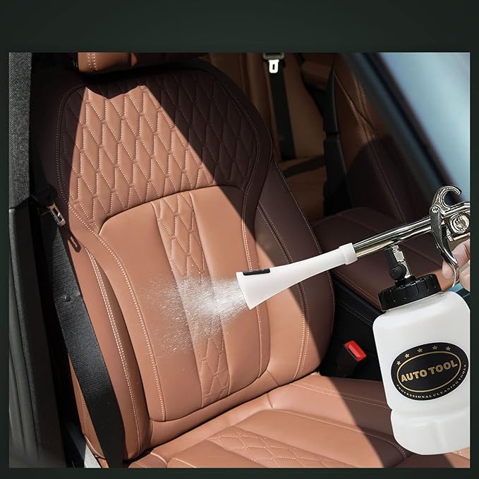 CPROSP High Pressure Car Cleaning Gun Jet Cleaner, Car Interior Cleaner Detailing Wash Gun, Wash Spray Bottle Nozzle with Metal Spinner