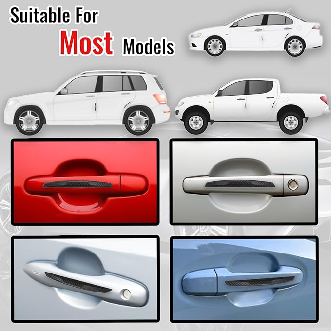 WORCAS 4Pcs Universal Car Door Edge Guards，Silicone Car Bumper Body Protector Trim Guard Auto Rearview Mirror Anti Collision Protector(Black)