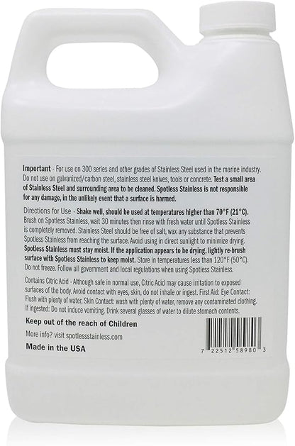 Spotless Stainless Rust Remover and Preventative - 32 Ounce