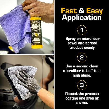 Ethos Resist - UV Ceramic Coating for Cars - Reduces Water Spotting - Enhances Coatings - Graphene Ceramic Coating Protection for Car, Boat, RV, Truck