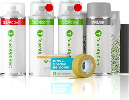 TouchUpDirect 3U5 Elemental Red Pearl Tricoat Compatible with Subaru Exact Match Touch Up Paint Aerosol - Platinum Kit