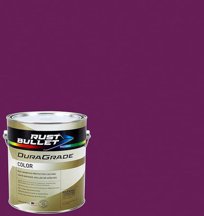 RUST BULLET DuraGrade Color - Purple - 1 Gallon - Advanced Technology Corrossion Control, Rust Inhibitor & Protective Coating, Exceptional Adhesion, UV Resistant