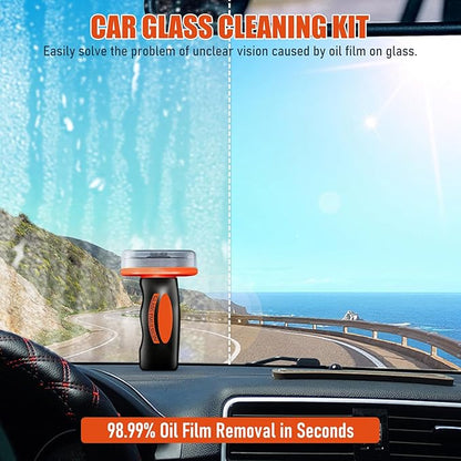 elesysy Car Glass Guard,Car Oil Film Cleaner,Glass Guard Windshield Cleaner &Oil Film Remover For Cars Window, Glas s Emulsion Coating, Crystal Clear View