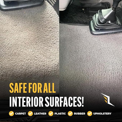 Legendary Interior Cleaner 16oz - All Purpose Interior Detailer & Carpet Cleaner for Cars - Safe on Leather, Plastic, Vinyl, Upholstery & Dashboard - UV Protectant - Tough on Stains & Dirt