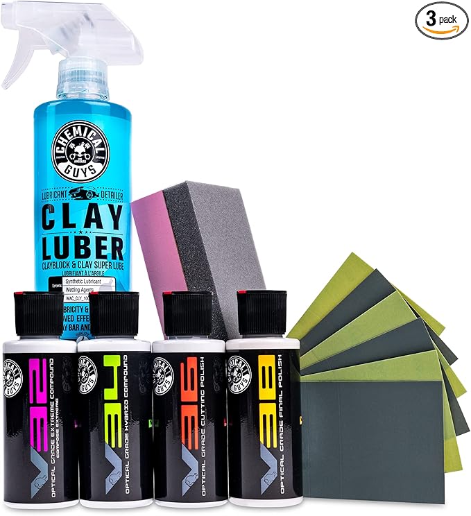 Chemical Guys Flex_443_9 Wet Sanding and Restoration Kit, 32 fl. oz