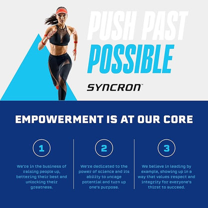 Syncron Pre Workout Sports Drink Endorsed by Shohei Ohtani, Aluminum Bottled, Sugar Free Pre Workout Drink with L Arginine, L Citrulline & BCAAs, Pre Workout Energy Shot, Grapefruit, 6 Pack, 2 oz