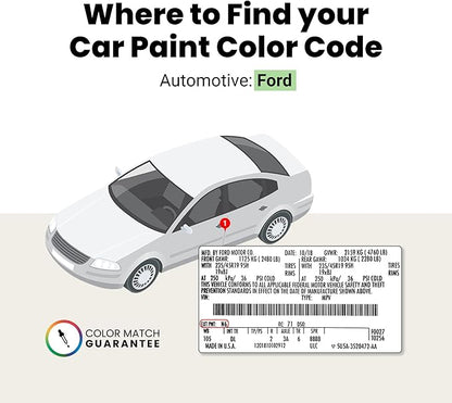 TouchUpDirect B3 Atlas Blue Compatible with Ford Exact Match Touch Up Paint Aerosol - Essential Kit