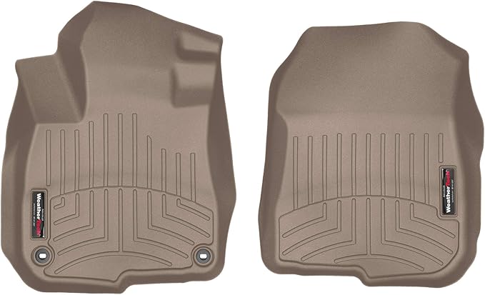 WeatherTech Custom Fit FloorLiners for Honda CR-V, CR-V Hybrid, 1st Row (4511101), Tan