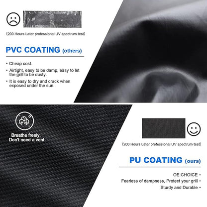Comnova Grill Cover 30 Inch - 7105 BBQ Cover for Weber Spirit 210 Gas Grill Heavy Duty & Waterproof, Barbecue Cover for Weber Spirit E-210 Grill with Side Trays Fold Down (NOT Fit Spirit II E-210)