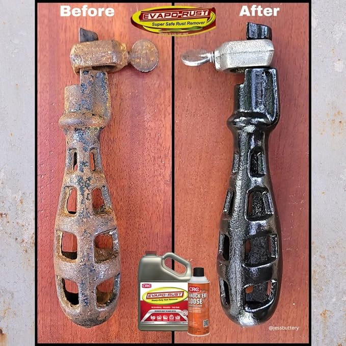 Evapo-Rust ER012 Heavy Duty – 128 oz., Rust Remover for Auto Parts, Hardware, Antiques | Rust Removers and Chemicals