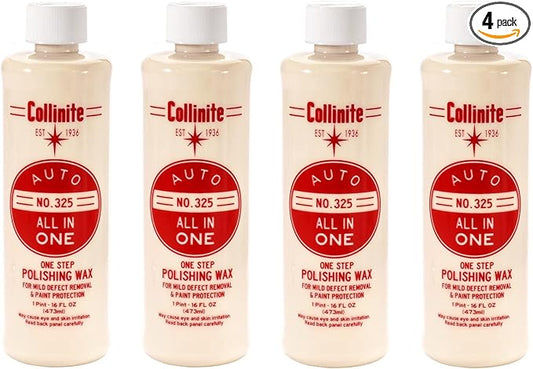 Collinite No. 325 All In One Polishing Wax, 16 Fl Oz - 4 Pack
