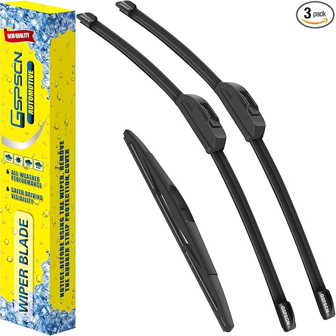 GSPSCN 3 Wipers Replacement For Honda Pilot 2022-2016，Original Equipment Windshield Wiper Blades Set 26"+24"+14" (Set of 3)