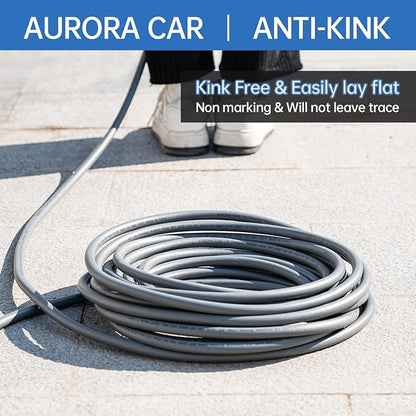 Pressure Washer Hose 50FT 1/4", Kink Resistant Power Washer Hose Compatible with M22 Fittings, Replacement For Most Brand Pressure Washers, 4000 PSI, Grey